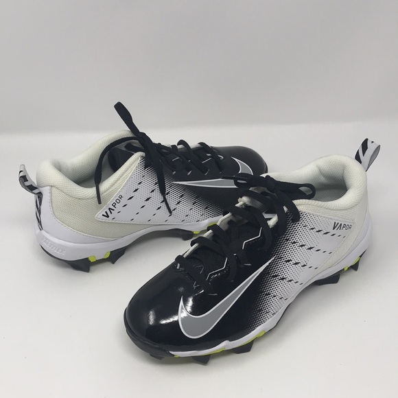 Nike Vapor Shark 3 Black White Football Cleats - Picture 1 of 10